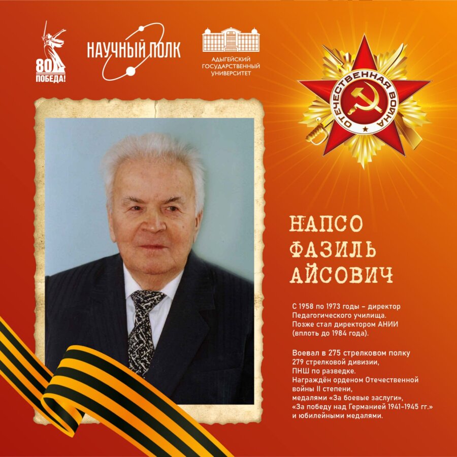 НАПСО ФАЗИЛЬ АЙСОВИЧ